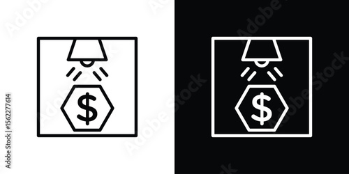 Business incubator icon isolated silhouette on white background. Vector illustration.