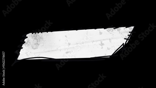 Grunge Comic-Style Lower Thirds On Alpha