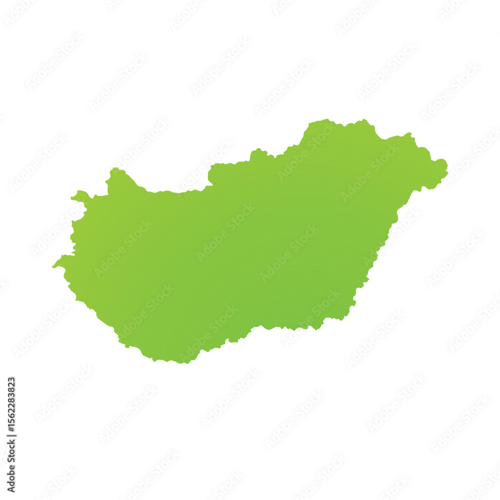 Map of Hungary, sign silhouette. World Map Globe. Vector Illustration isolated on white background. Europe continent. Map of Hungary, sign silhouette. World Map Globe. Vector Illustration isolated on white background. Europe continent.