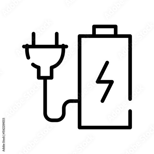 Rechargeable battery icon