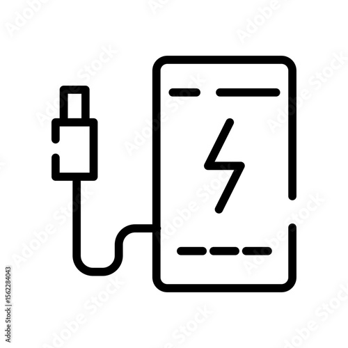 Power bank device icon
