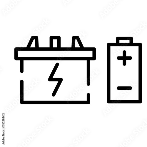 Dry battery icon