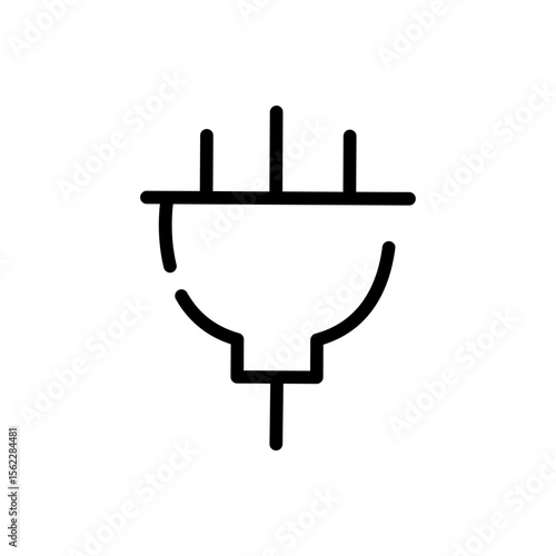 Electric socket icon