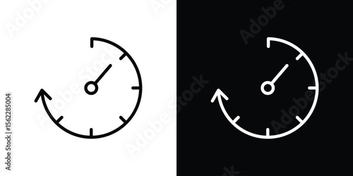 Uptime and downtime icon