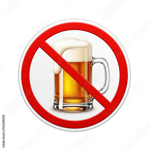panneau interdiction de boire de l'alcool
