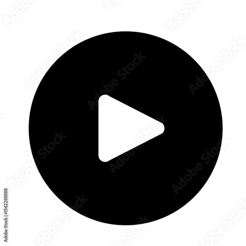 再生ボタン_メディアプレーヤー_モノクロ
