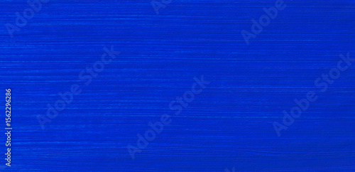 Blue Paint Brush Stroke Texture Acrylic on Paper, Cobalt Hue