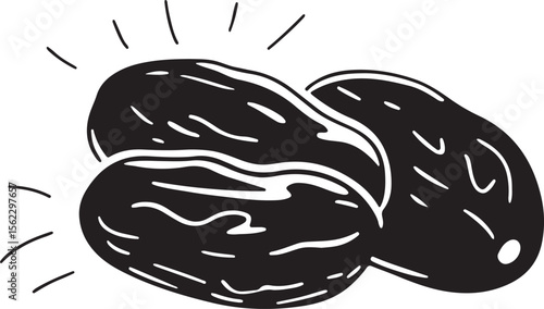 Adobe Illustrator Artwork: Date Fruit