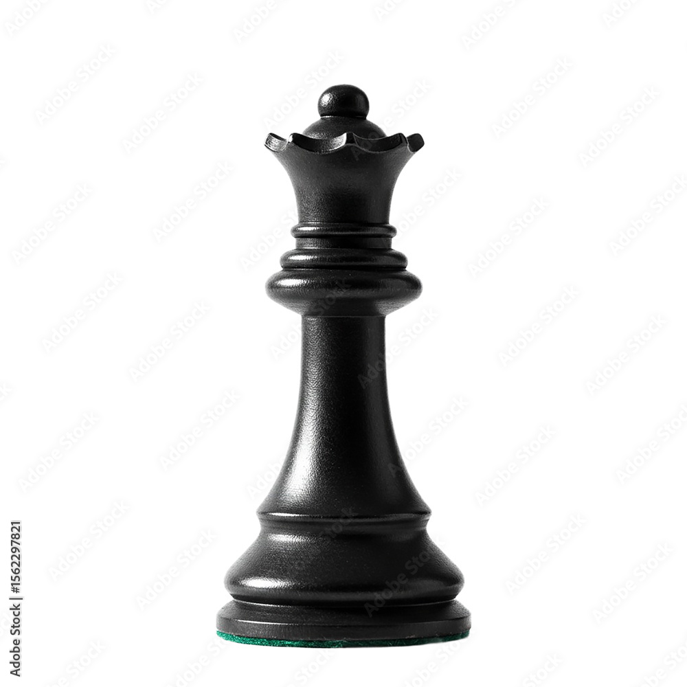 elegant black chess king on white background elegant black chess king on white background