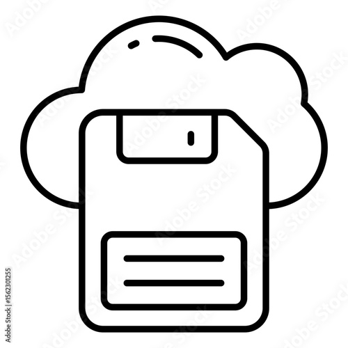 An icon design of data server