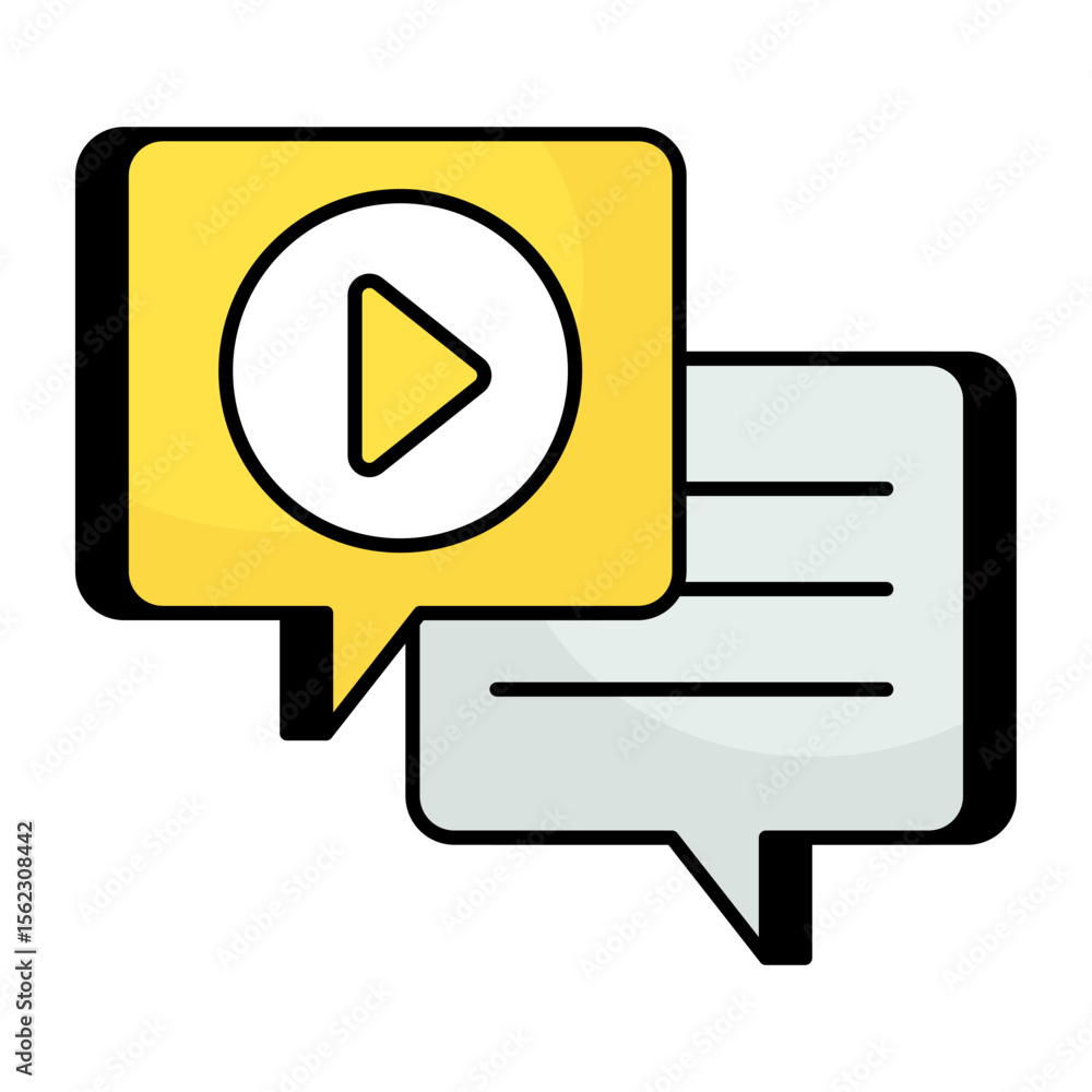 Fototapeta premium Digital Marketing Colored Outline Icons