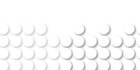 Papier peint photo  White tiles wall. round marble textures, ball tiles. Air Bubble wrap texture background. Top view pavement circle block white texture with seamless patterns floor background. Textured Background.  © Mr John