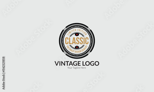 Vector vintage logo fully editable high quality