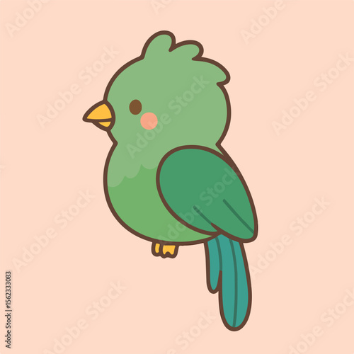 Quetzal cute kawaii