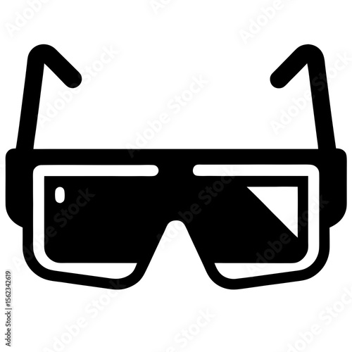 vector illustration of a movie glasses