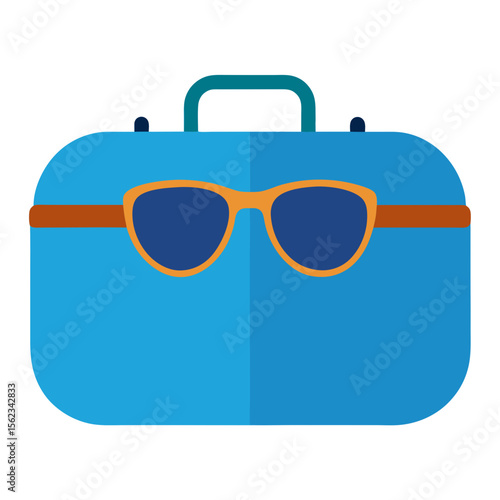 sunglasses on a white background