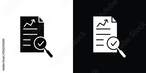 Auditors icon isolated silhouette on white background. Vector illustration.