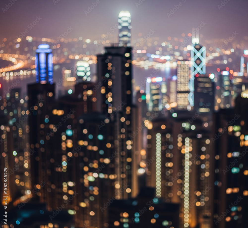 Fototapeta premium night view of the city