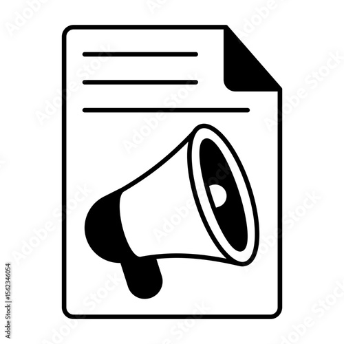Digital Marketing Glyph Icons