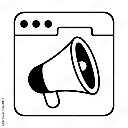Digital Marketing Glyph Icons