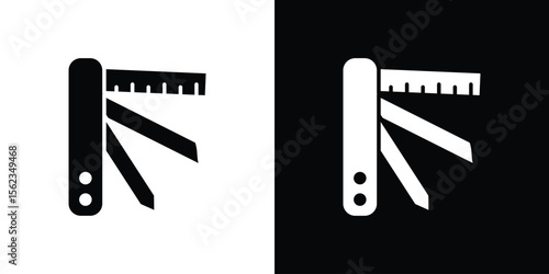 Swiss Knife icon vector, Symbol, logo illustrations