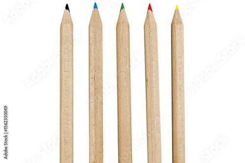 Color pencils isolated on a Transparent background. !