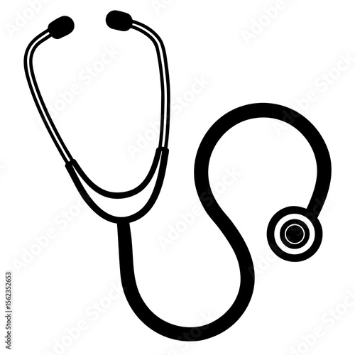 stethoscope isolated on white background