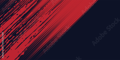 Red halftone dots blue color pattern gradient grunge texture background. Red halftone dots blue color pattern gradient grunge texture background MODERN
