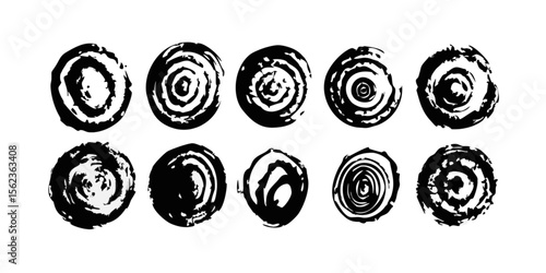 Fifty percent discount vector number set with a seamless geometric spiral pattern design