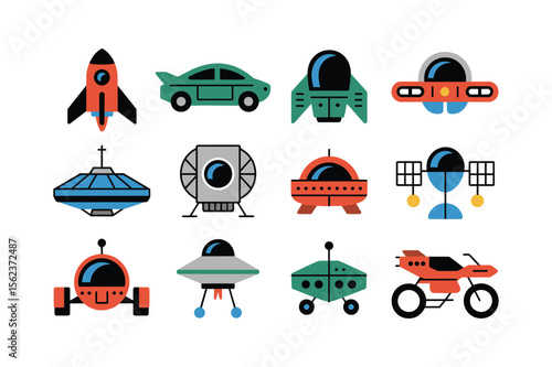 Space vehicles and terrestrial transport rocket spaceship