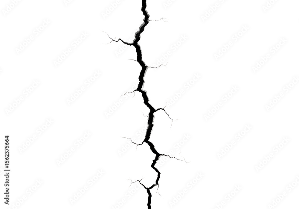 Obraz premium A grunge vector illustration of a cracked paint texture wall, like a country map design with a tree branch pattern.
