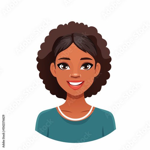 femme souriante 