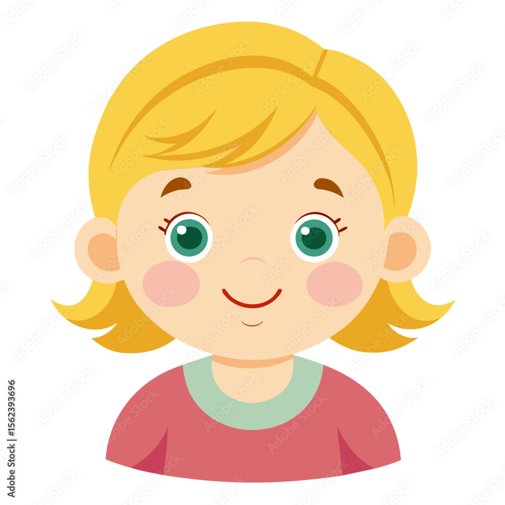 happy baby girl, smiling toddler, cheerful baby, blonde baby girl, light skin baby, baby portrait, toddler face, cartoon baby, young child character, white background, flat design, baby avatar, girl c happy baby girl, smiling toddler, cheerful baby, blonde baby girl, light skin baby, baby portrait, toddler face, cartoon baby, young child character, white background, flat design, baby avatar, girl c