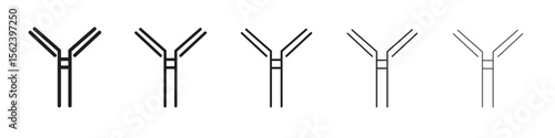 Antibody icon vector, Symbol, logo illustrations