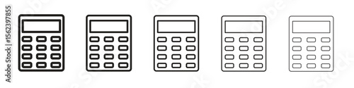 Calculator icon vector, Symbol, logo illustrations