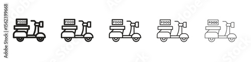 Food delivery icon vector, Symbol, logo illustrations