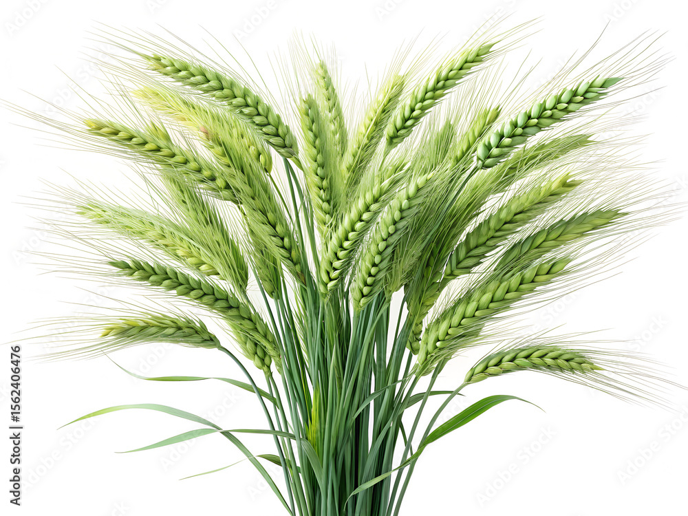 Fototapeta premium clear-image-of-a-living-bouquet-of-wheat-ears