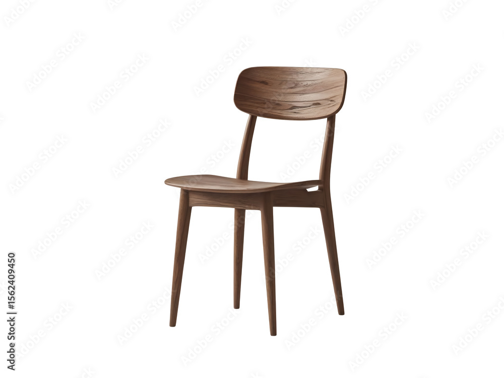 custom made wallpaper toronto digitalA single elegant wooden chair stands against a solid black backdrop