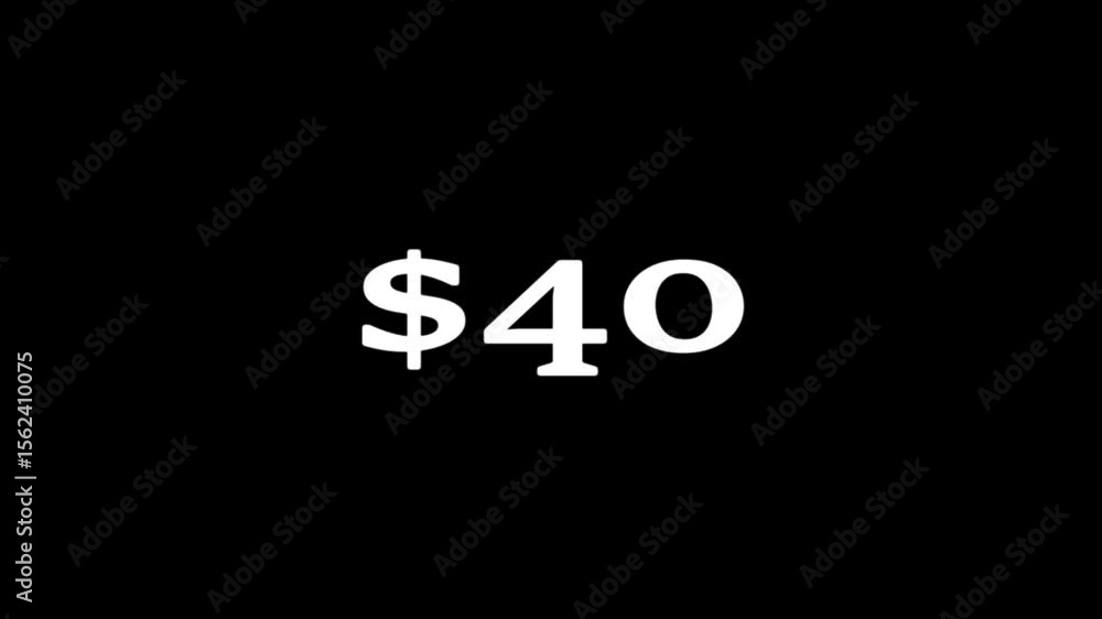 Simple Count up dollar from $0 to $80 animation Colorful Animation of Dollars Counter. Currency Counter Isolated Simple Count up dollar from $0 to $80 animation Colorful Animation of Dollars Counter. Currency Counter Isolated