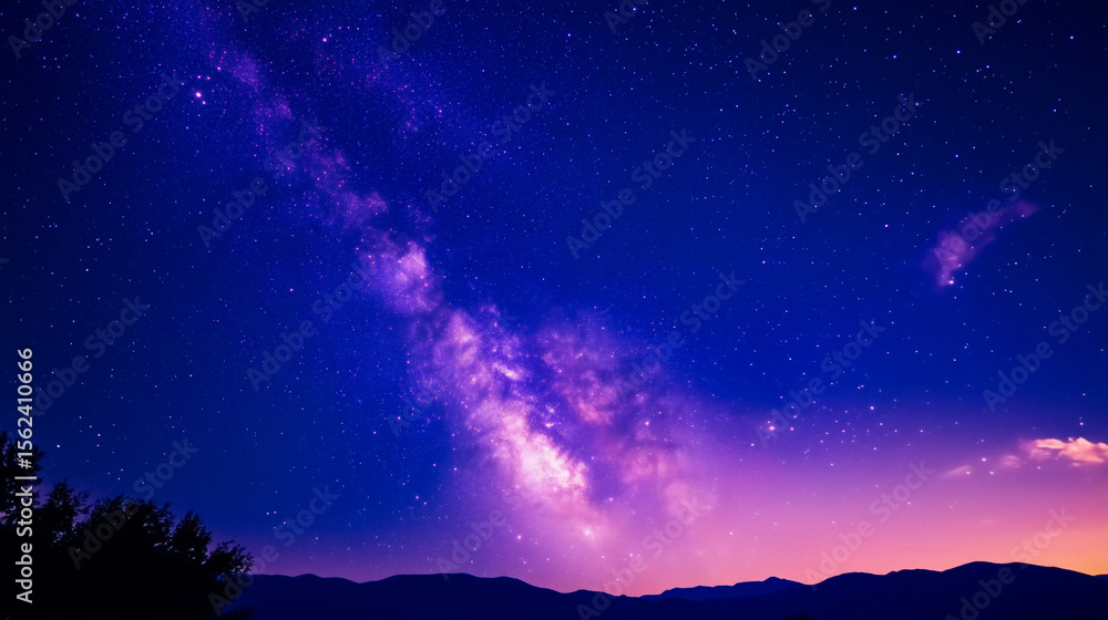 Fototapeta premium Milky Way Through Telescope