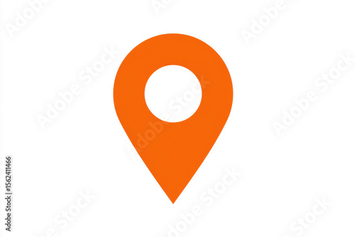 Free Download Orange map pointer marking specific geographical location, pinpointing exact spot against transparent backdrop 
 - GFXLoad