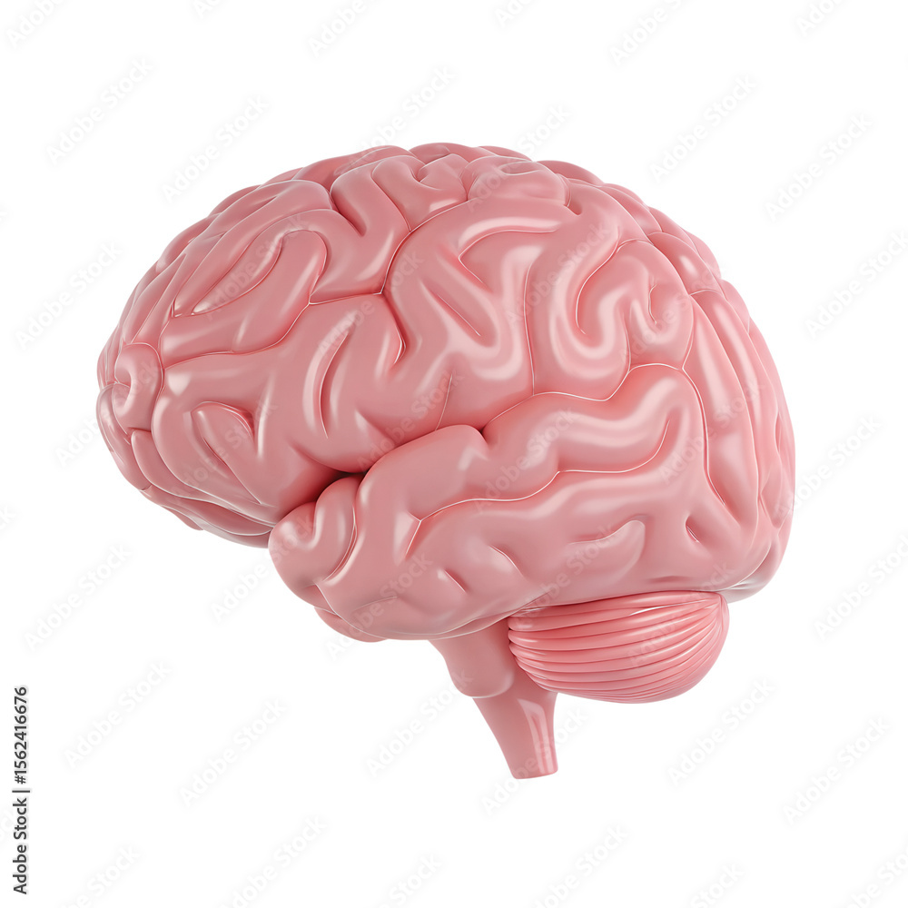 3d human brain isolated on transparent background. Png 3d human brain isolated on transparent background. Png