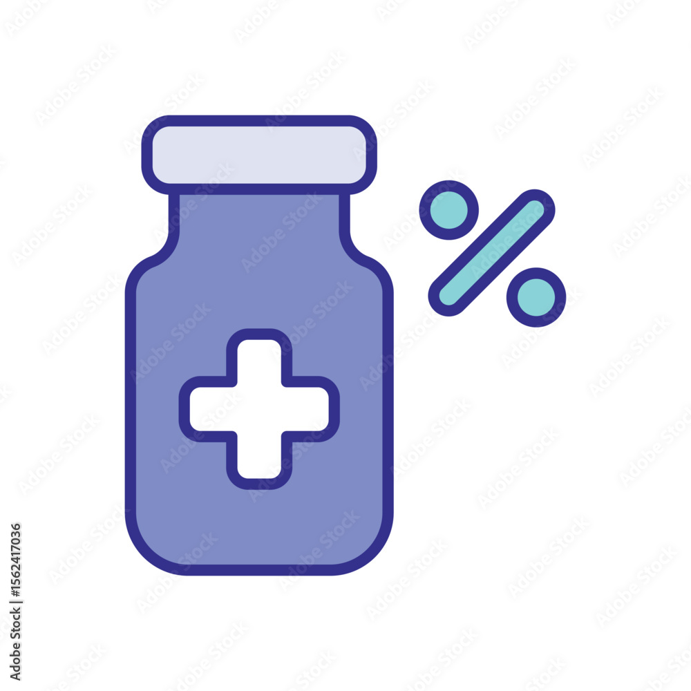 Obraz premium No Alcohal icon vector