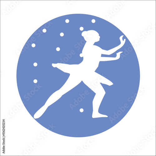 BALLET BAILARINA BAILE VECTOR LOGO MARCA GRÁFICA