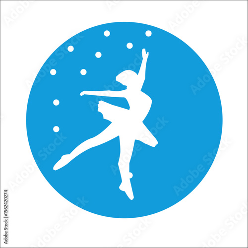 BALLET BAILARINA BAILE VECTOR LOGO MARCA GRÁFICA
