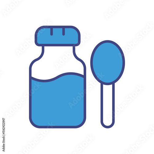 Fish Fat icon vector
