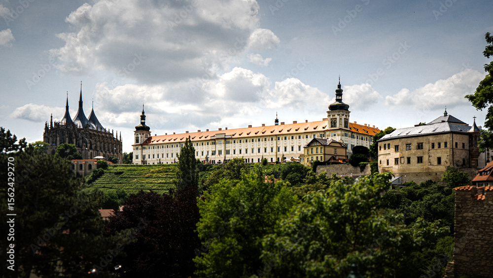 Fototapeta premium Kutná Hora Cityscape with Jesuit College