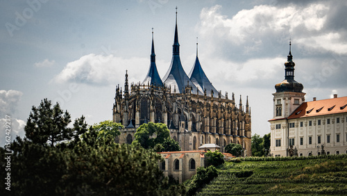 St. Barbara's Church from the Garden