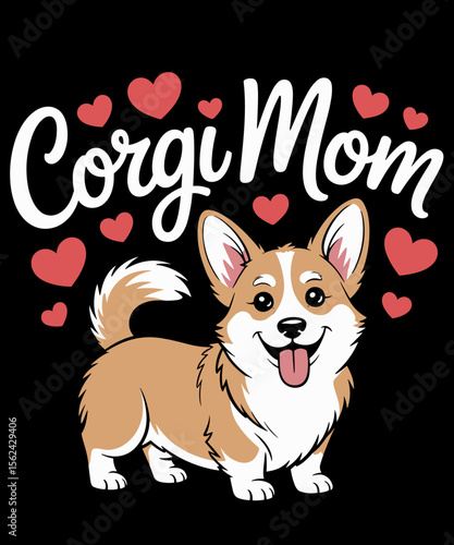 Cute Corgi Design For Dog Welsh Corgi Lovers