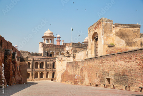 Lahore fort in Punjub, Pakistan.